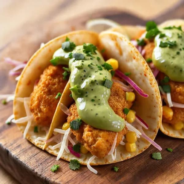 Fisktacos med krispiga nuggets och syrlig lime - enkelt recept från MatVeckan