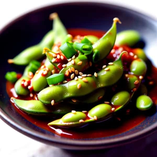 Kryddiga edamamebönor: Koreansk förrätt – glutenfri - enkelt recept från MatVeckan